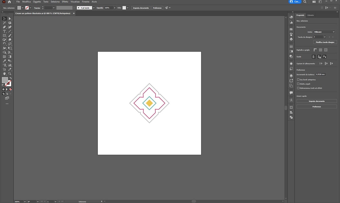 How to create pattern on Illustrator? | Oppaca