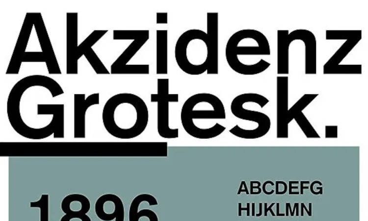 Akzidenz Grotesk font