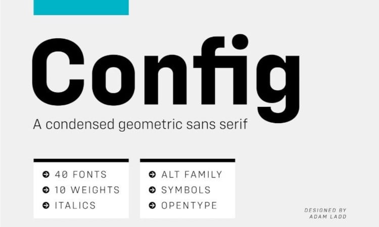 Config font