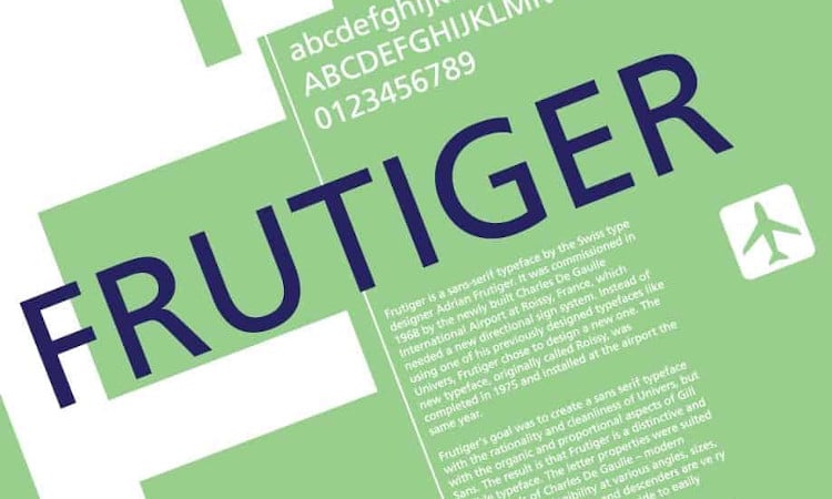 Frutiger Font