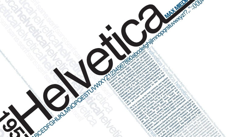 Helvetica font