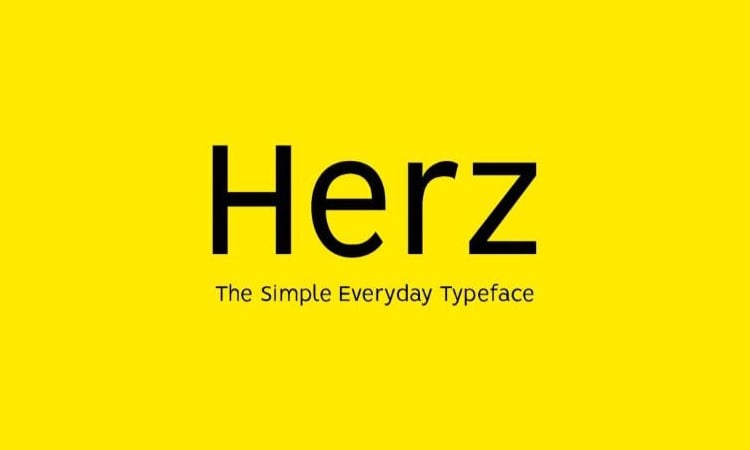 Herz font