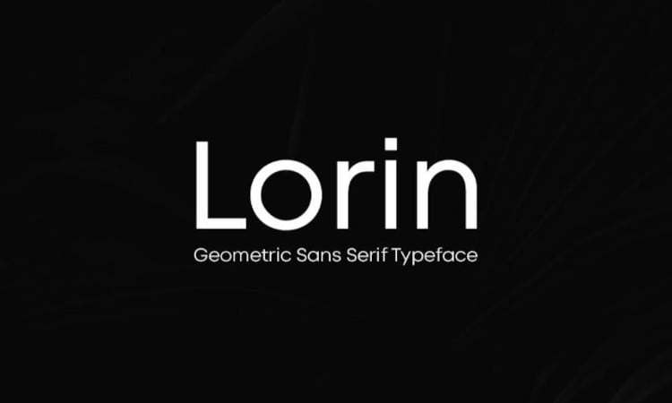 Lorin  font
