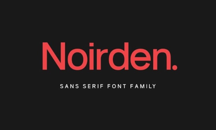 Noirden Sans font