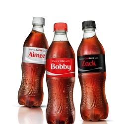 Coca-cola Share a Coke campagna marketing