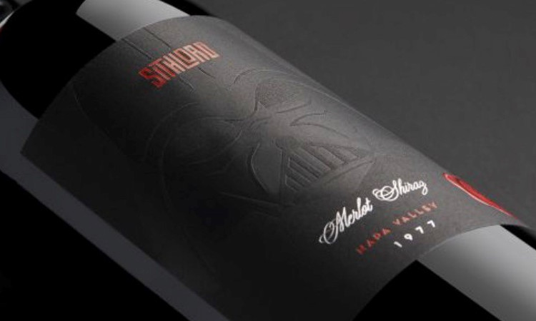 Sith Lord – Merlot Shiraz Label