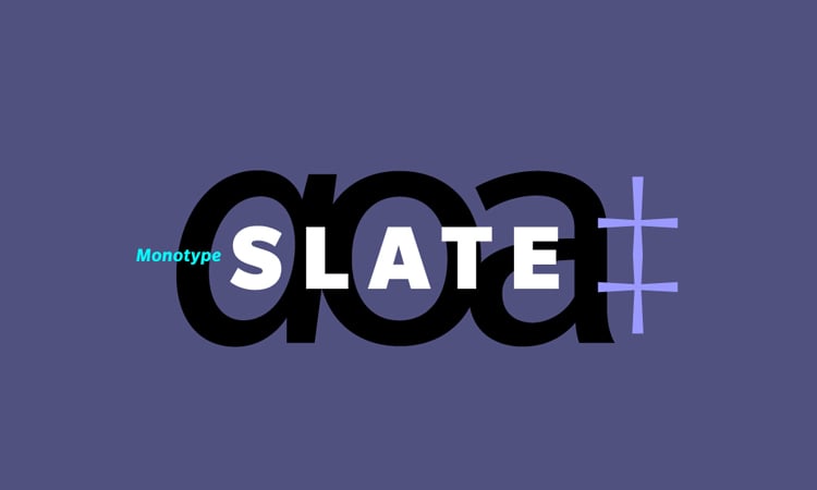 Slate font