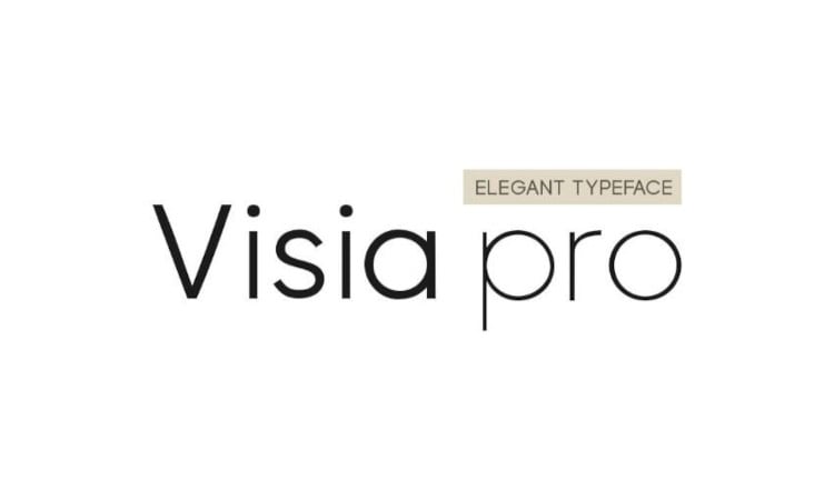 Visia Pro font